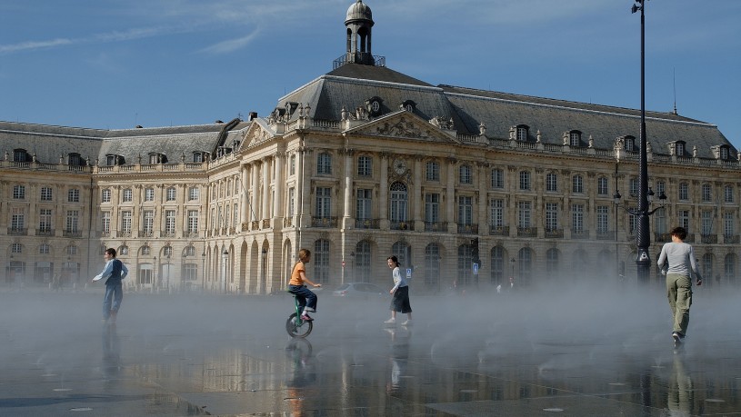 Bordeaux architecture XVIII ème, La Place de la Bourse, Bordeaux (33).