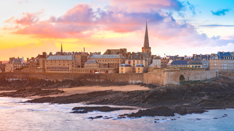 Medieval fortress Saint-Malo, Brittany, France