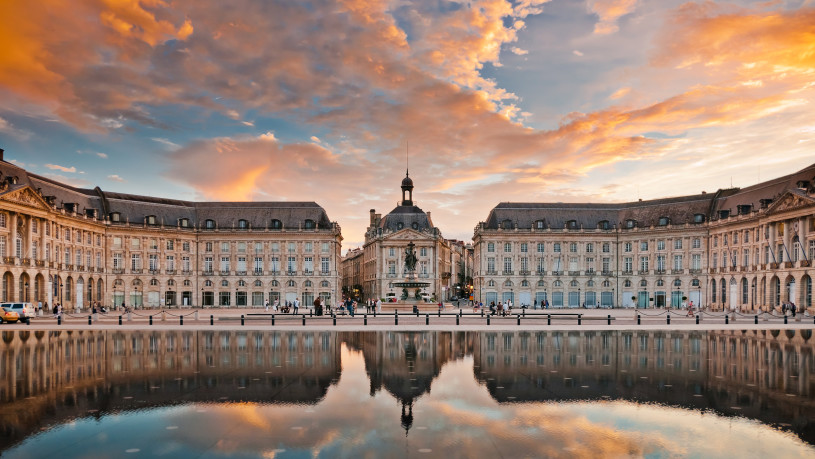 Place de la Bourse in  Bordeaux, France